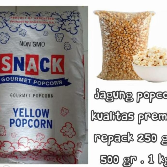 

JB jagung popcorn produk import of Argentina Repack 1 kg None