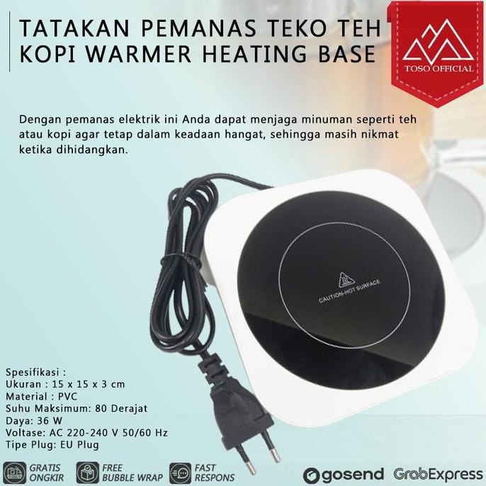 Pemanas Elektrik Coffee Cup Warmer Penghangat Minuman Pemanas Kopi Teh