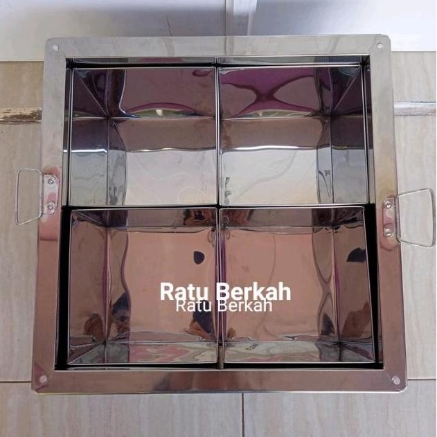 Dandang Odeng Sekat 4 El Loyang Stainless Steel