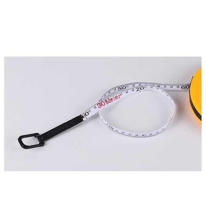 Meteran Fiber Meteran Tanah  Meteran Fiberglass 50 100 Meter Original Dan Terpercaya