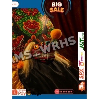 

Barongan Pentas Barongan Telon Devil Ukir Bahan Kayu gc