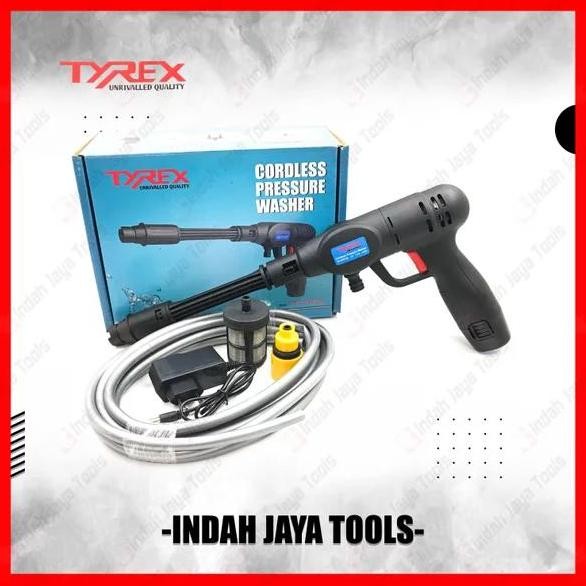terbaru tyrex tx-cpw128 jet cleaner - cordless steam cuci motor mobil baterai