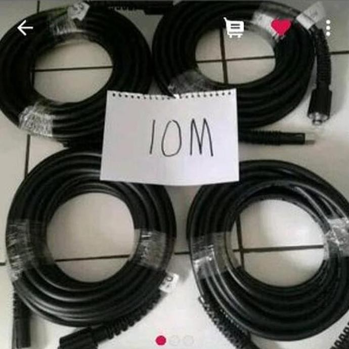 terbaru selang jet cleaner nankai 10m high pressure hose mesin steam cuci mobil motor