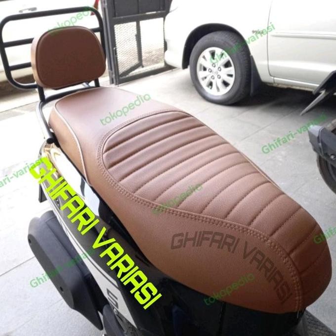 Back Rack Motor Fazzio / Kulit Jok Motor Fazzio Asli Mbtech