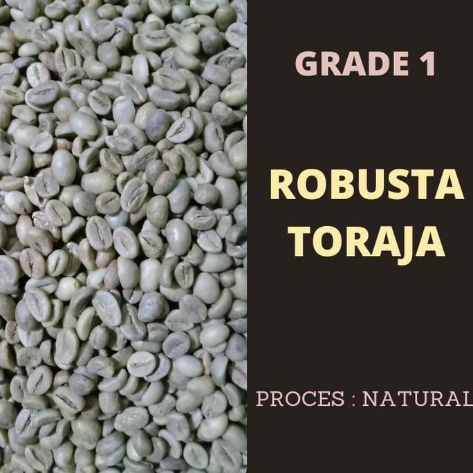 

Green Bean / Biji Kopi Robusta Toraja 1Kg Grade 1 Kualitas Terbaik Harga Termurah