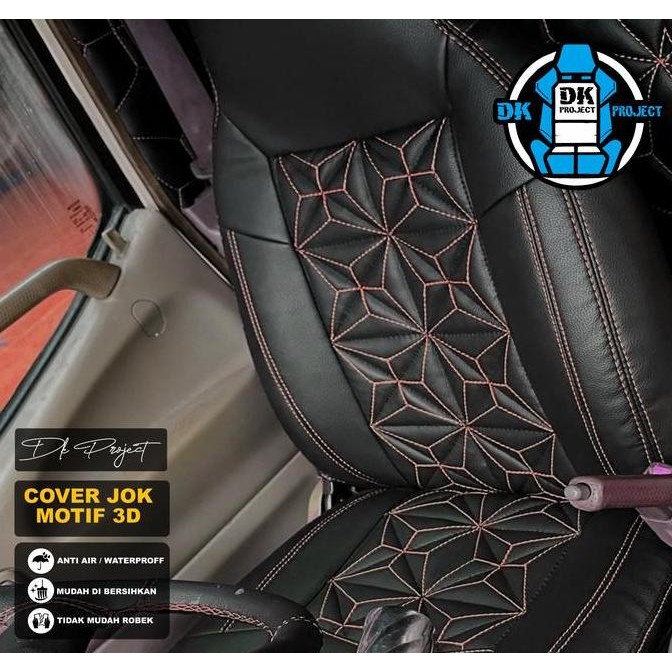 SARUNG JOK MOBIL MOTIF 3D FULL SET COVER JOK TRUK CANTER RAGASA HINO DYNA ISUZU ELF MACAN GA DLL