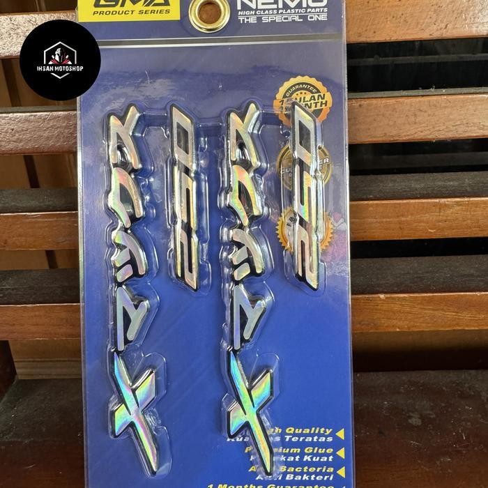 (Termurah) Emblem Xmax 250 Resin Jepang Nemo Tulisan Jepang Nemo Bestseller