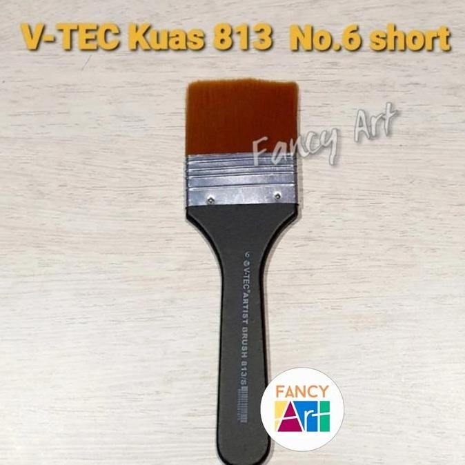 

V-Tec Kuas 813 No.6 Short - Artist Brush / Kuas Lukis