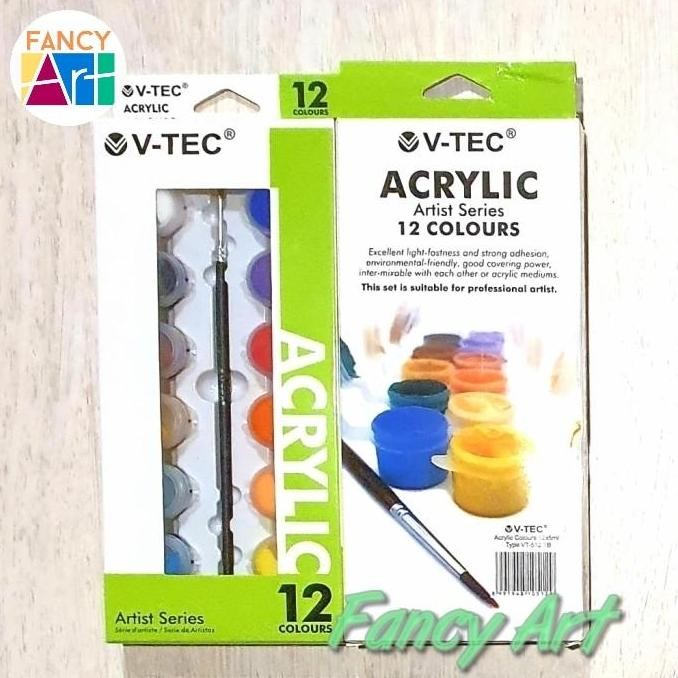 

V-Tec Mini Acrylic Set 12 X 5Ml / Cat Akrilik