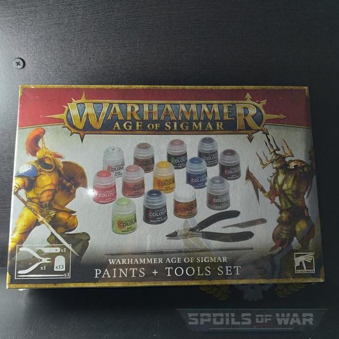 

Warhammer Aos: Paints & Tools Set (New Edition)