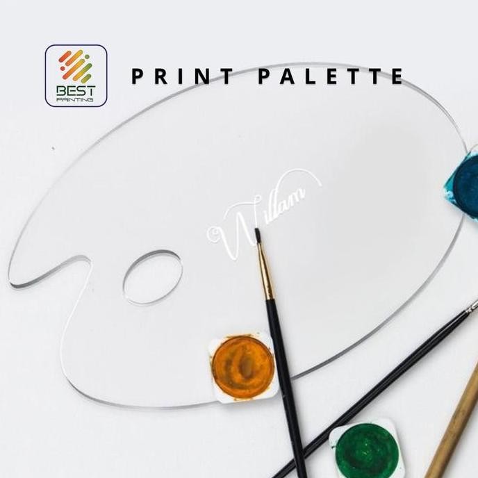 

Custom Nama Palette Lukis Acrylic Print Uv | Palet Akrilik