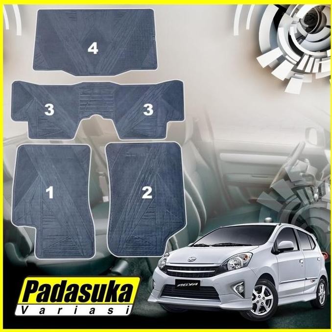 Karpet Karet Karpet Mobil Agya Car