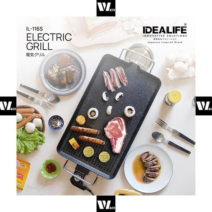 Idealife Eg-5001 Electric Grill / Eg5001 Grill Panggang Listrik / Il-116S Pemanggang Elektrik