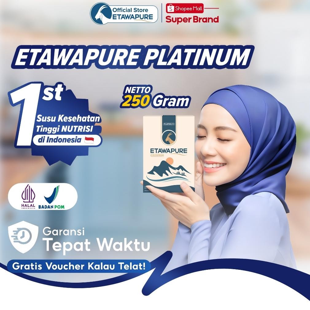 

NO_MORE Etawapure Susu Kambing Etawa Bubuk Kemasan 250 Gram