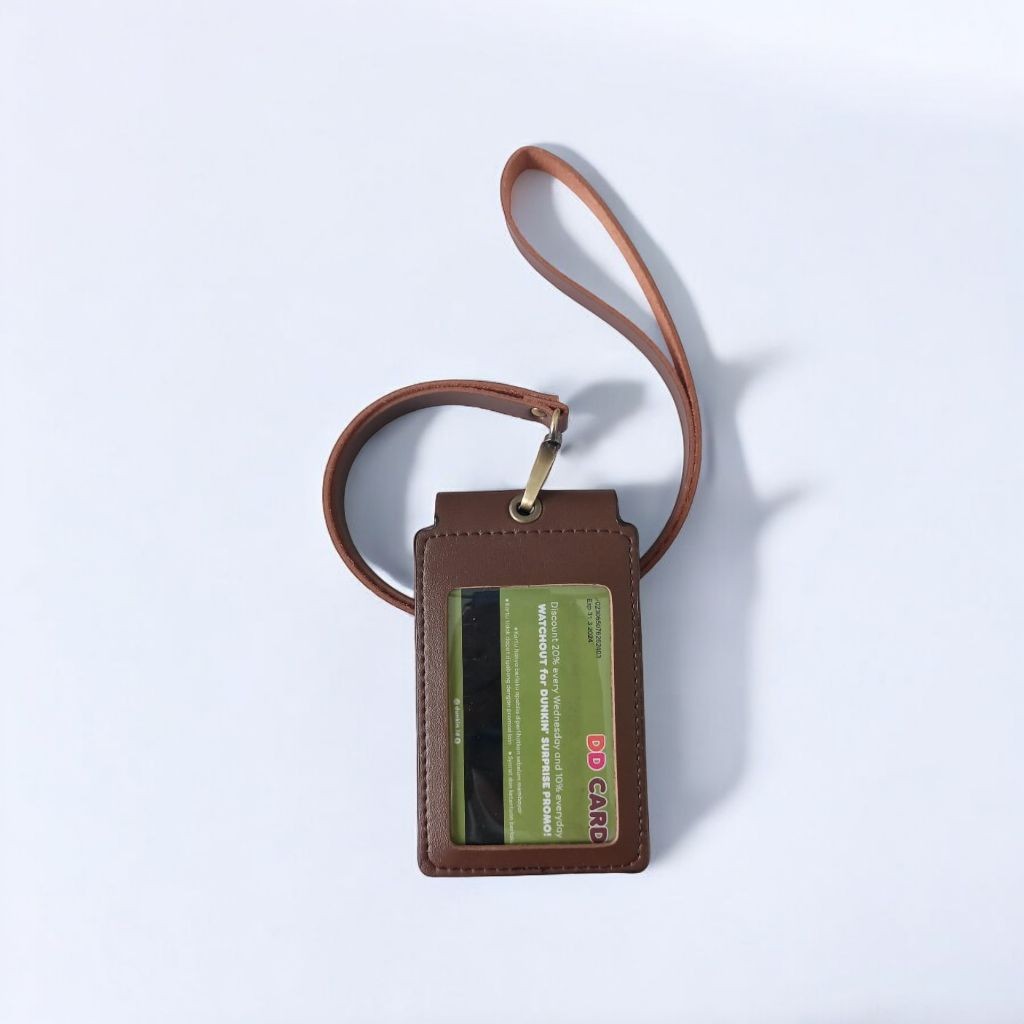 

Lanyard Id Card Holder Name Tag Kulit | Model 1 Mika