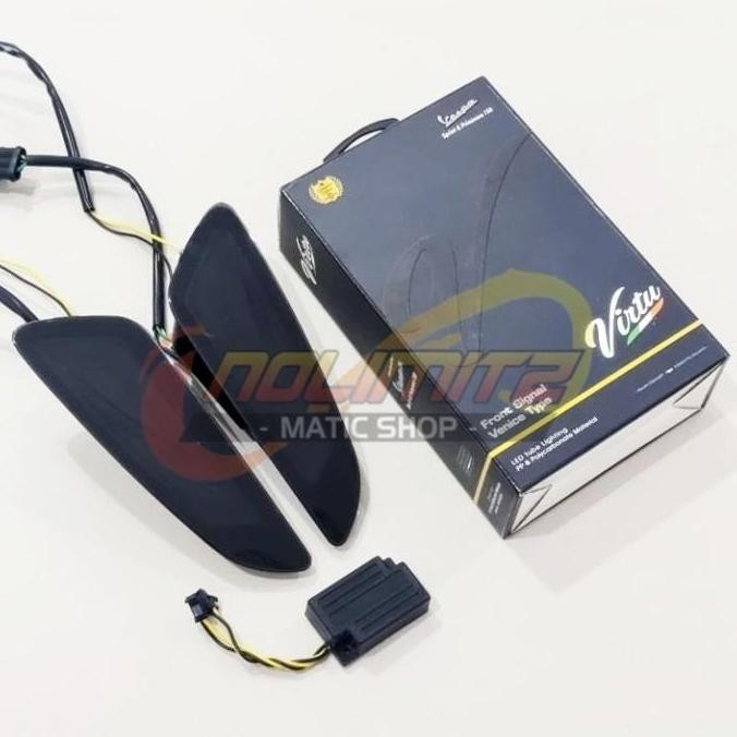 Lampu Sein Depan Virtu Running LED Vespa Sprint Primavera 3V IGET