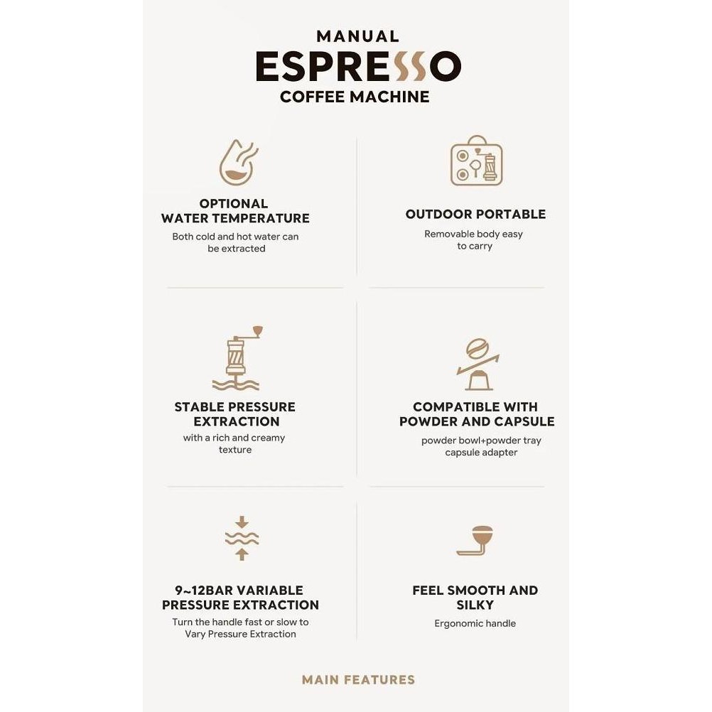 ICAFILAS MANUAL ESPRESSO COFFEE MAKER - ALAT PEMBUAT KOPI MANUAL