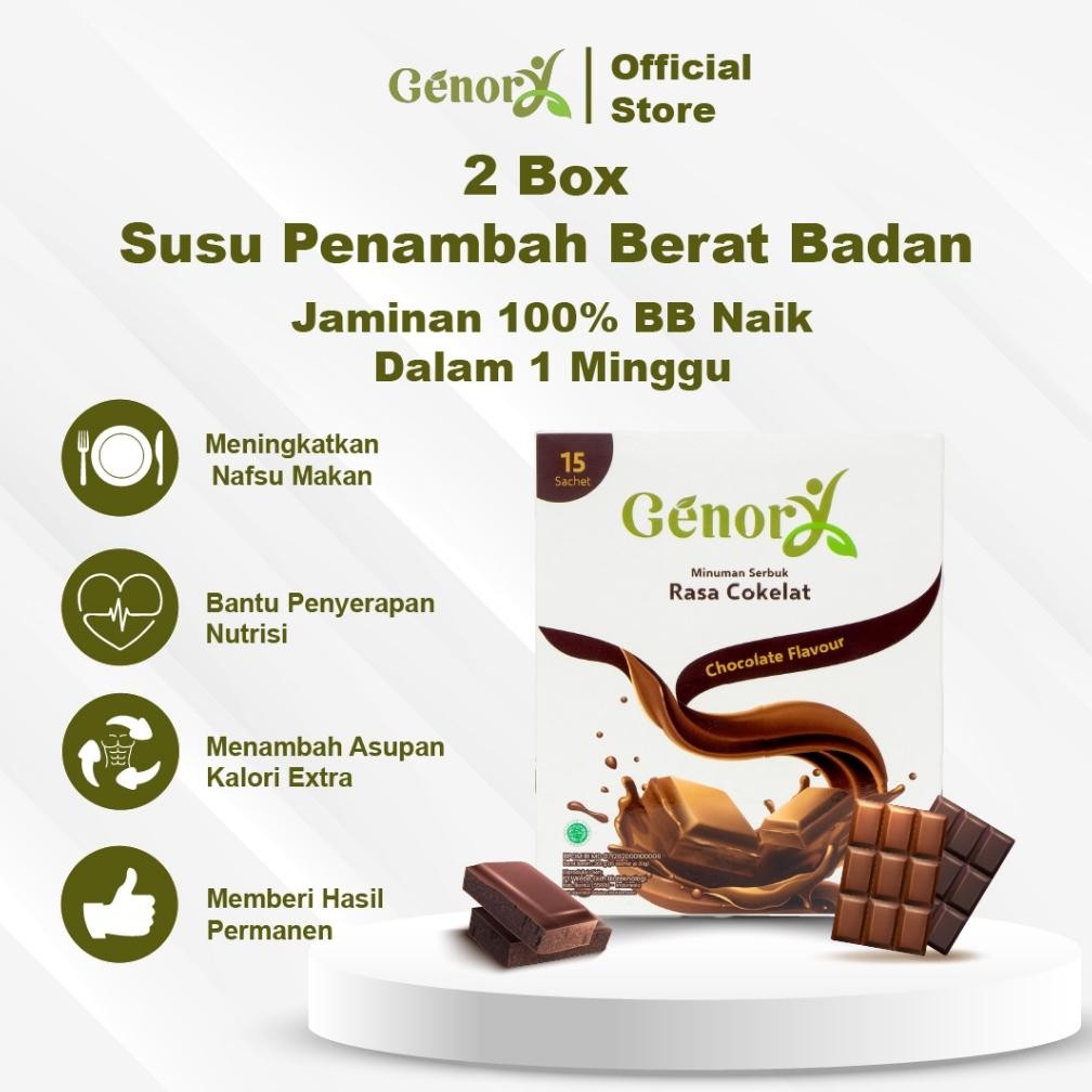 

NO_MORE GENORY Susu Penggemuk Badan 2 Box