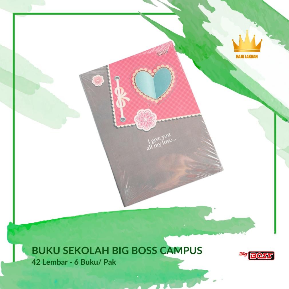 

Buku Tulis Sekolah Big Boss Campus/42 Lembar - Pak Nugi