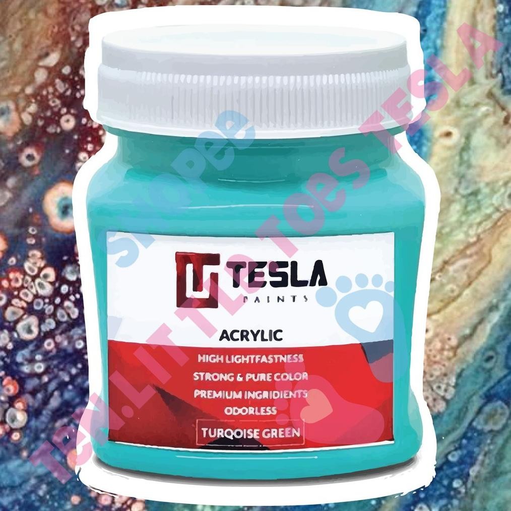 

Tesla Paints 125ml - Acrylic Paints - Cat Akrilik - Tesla Paint - Cat Acrylic Nugi
