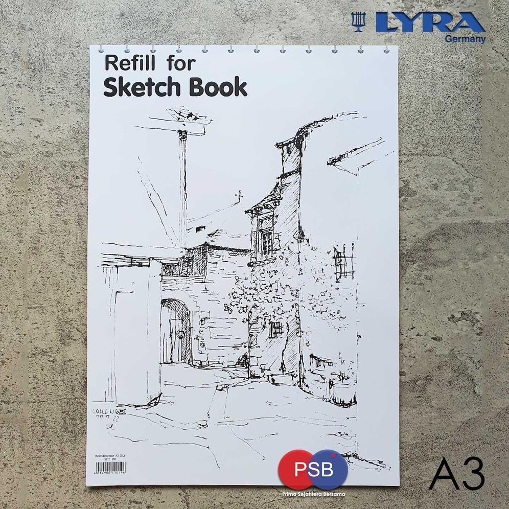 

Refill / isi ulang Lyra Sketchbook A3 Nugi