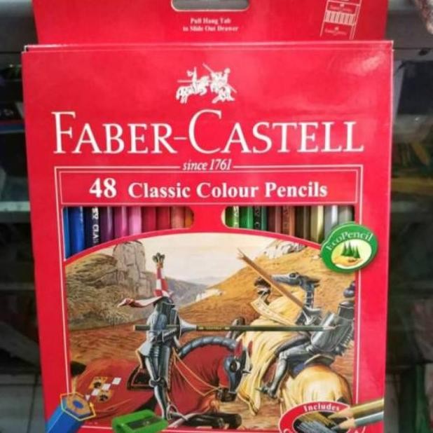 

PENSIL WARNA FABER-CASTELL ISI 48 WARNA PANJANG Nugi