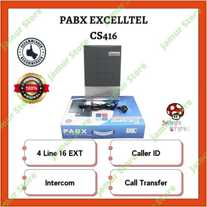 Pabx Excelltel For Telpon Wireless Cs+416 4 Line 16 Ext