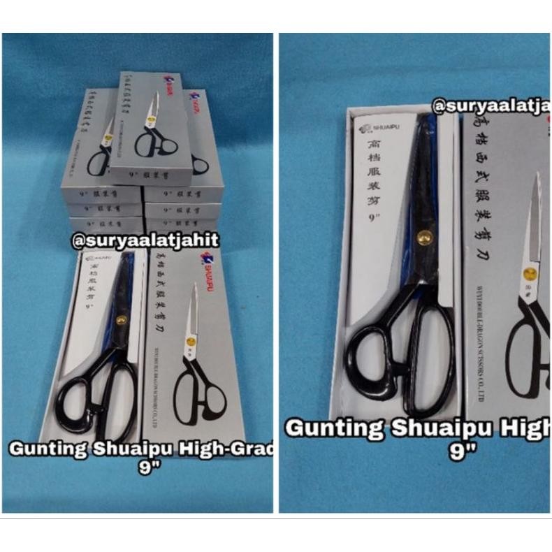 

Gunting Shuaipu 9in gagang lapis karet hitam =rp.58.500/1pcs Nugi