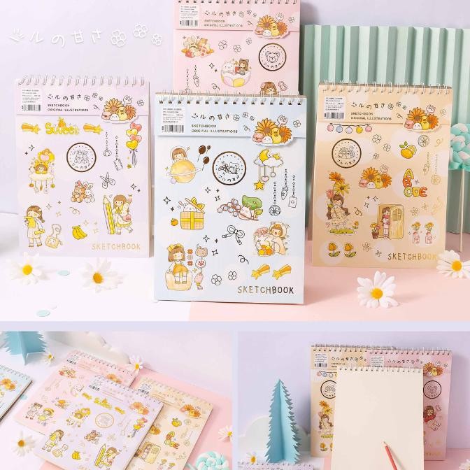 

SKETCH BOOK A4 DRAWING BOOK 50 LBR / BUKU GAMBAR SKETSA - 5244 Nugi