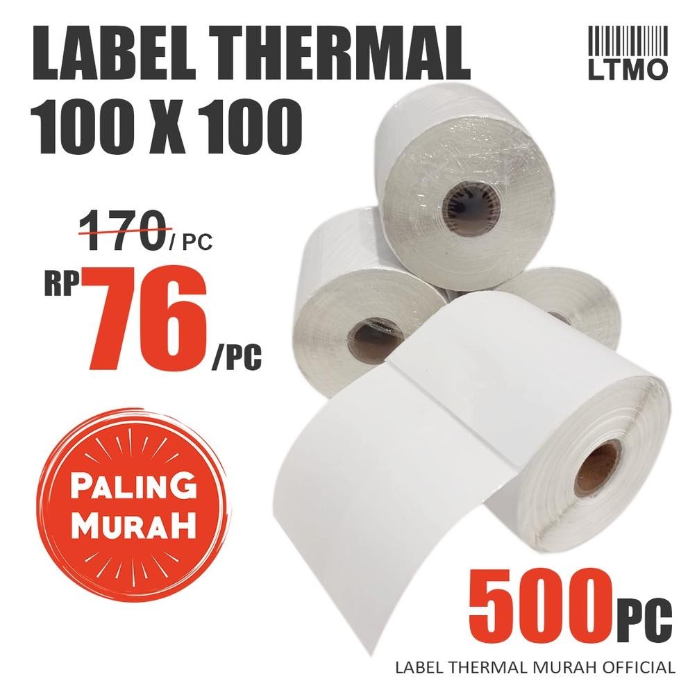 

Label Barcode Murah 100 x 100 Kertas Stiker Thermal Nugi