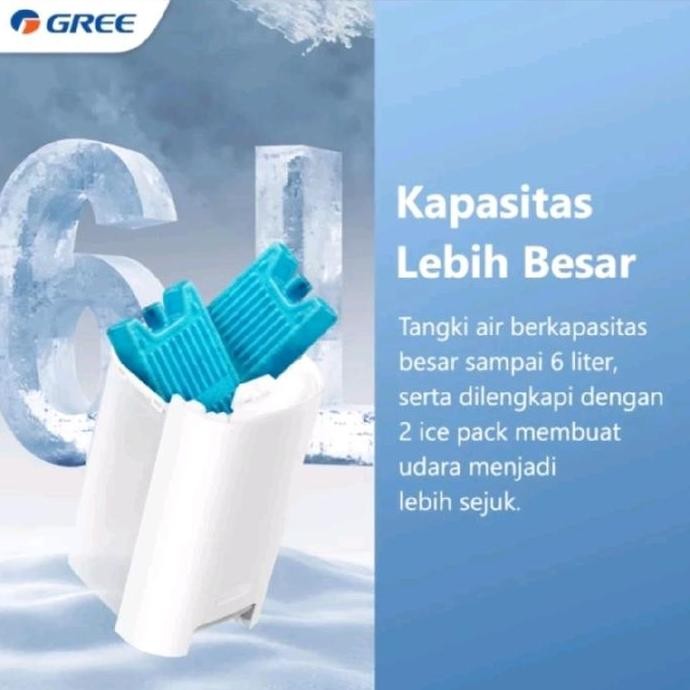Gree Acool6 Air Cooler Kipas Angin 6Liter Gta-Acool6