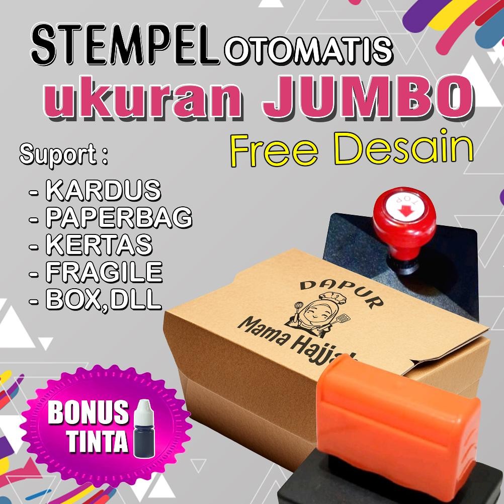 

STEMPEL JUMBO / STEMPEL KARDUS / STEMPEL BOX / STEMPEL PACKING KEMASAN / STEMPEL PAPERBAG KERTAS Nugi