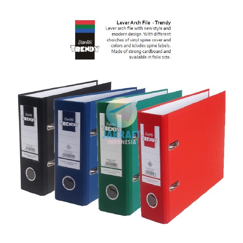 

(1 Pcs) Ordner BANTEX Trendy 1448 A5 Kwitansi Kuitansi Size 7 Cm Warna Hitam Biru Merah Hijau Nugi