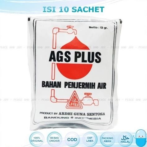 AGS PLUS PENJERNIH AIR ISI 10 SACHET DIJAMIN ORIGINAL Nugi
