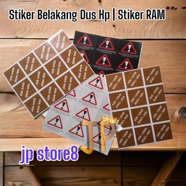 

Stiker Segel Ram | Stiker Dus Belakang Hp isi 25 Pcs - Siap Kirim Nugi