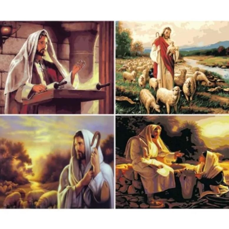 

Paint By Number Faith Collection Canvas Painting By Numbers Nugi