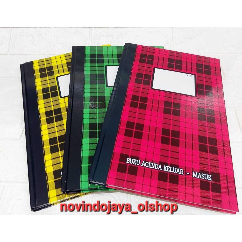 

BUKU AGENDA KELUAR MASUK FOLIO HARD COVER KIKY 100 LEMBAR TERLARIS Nugi