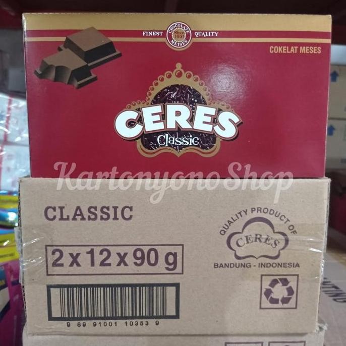 

Coklat Mesis Meses Meisis Ceres Classic Per Box Isi 2Pak X 12Bks