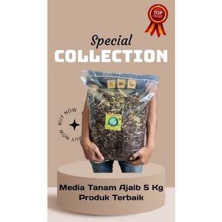 Media tanam ajaib 5 kg, metan aglonema, metan varigata, metan premium Nugi