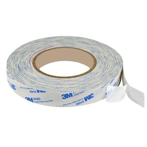 

3M Double Coated Tissue Tape 9448A, White, 12 Mm X 50 M