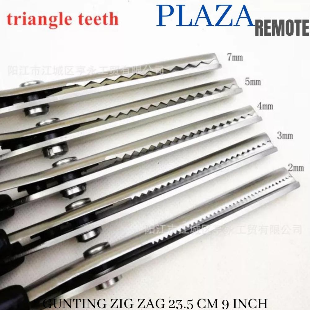 

GUNTING Kain/Gunting Bahan Kain Zigzag Stainless Steal UKURAN 3 5 7 MM Nugi