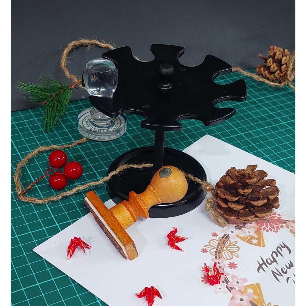 

Rak Stempel muat 8 pcs.Asli Taiwan. KW-TRIO Stamp Rack 12502. ORI Nugi