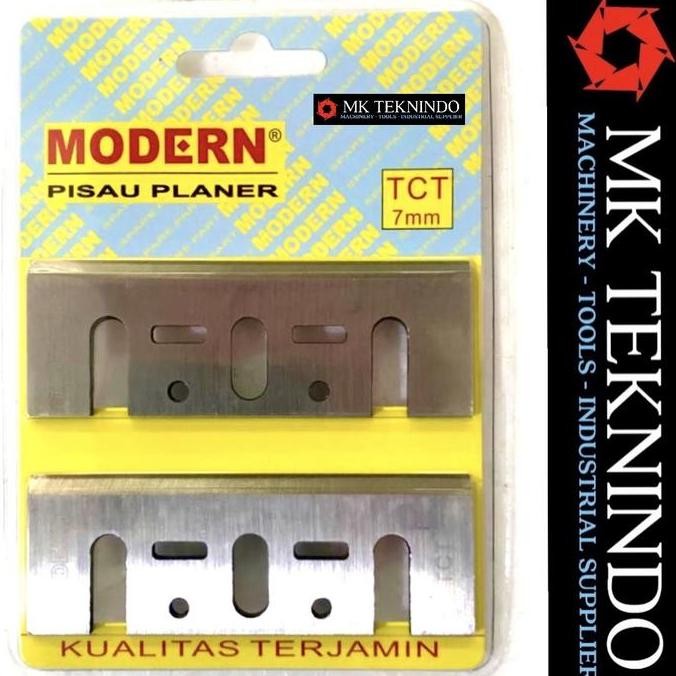 

Tersedia MODERN Planner Blade TCT 7mm - Pisau Serut Kayu Ketam Tajam & Presisi