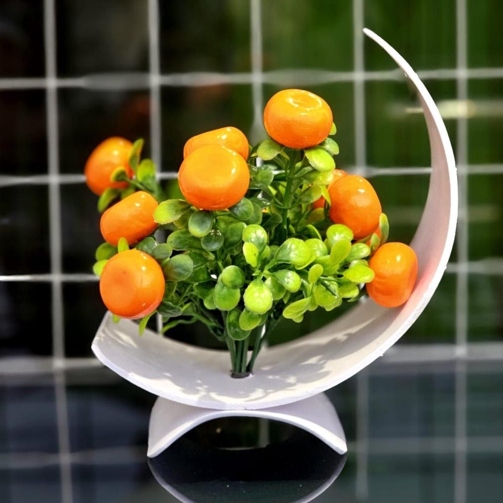 Tanaman Hiasan Mini Pajangan Ruangan Tamu Bunga Artifisial Bunga Hias Meja Tamu Bunga Pajangan Meja 