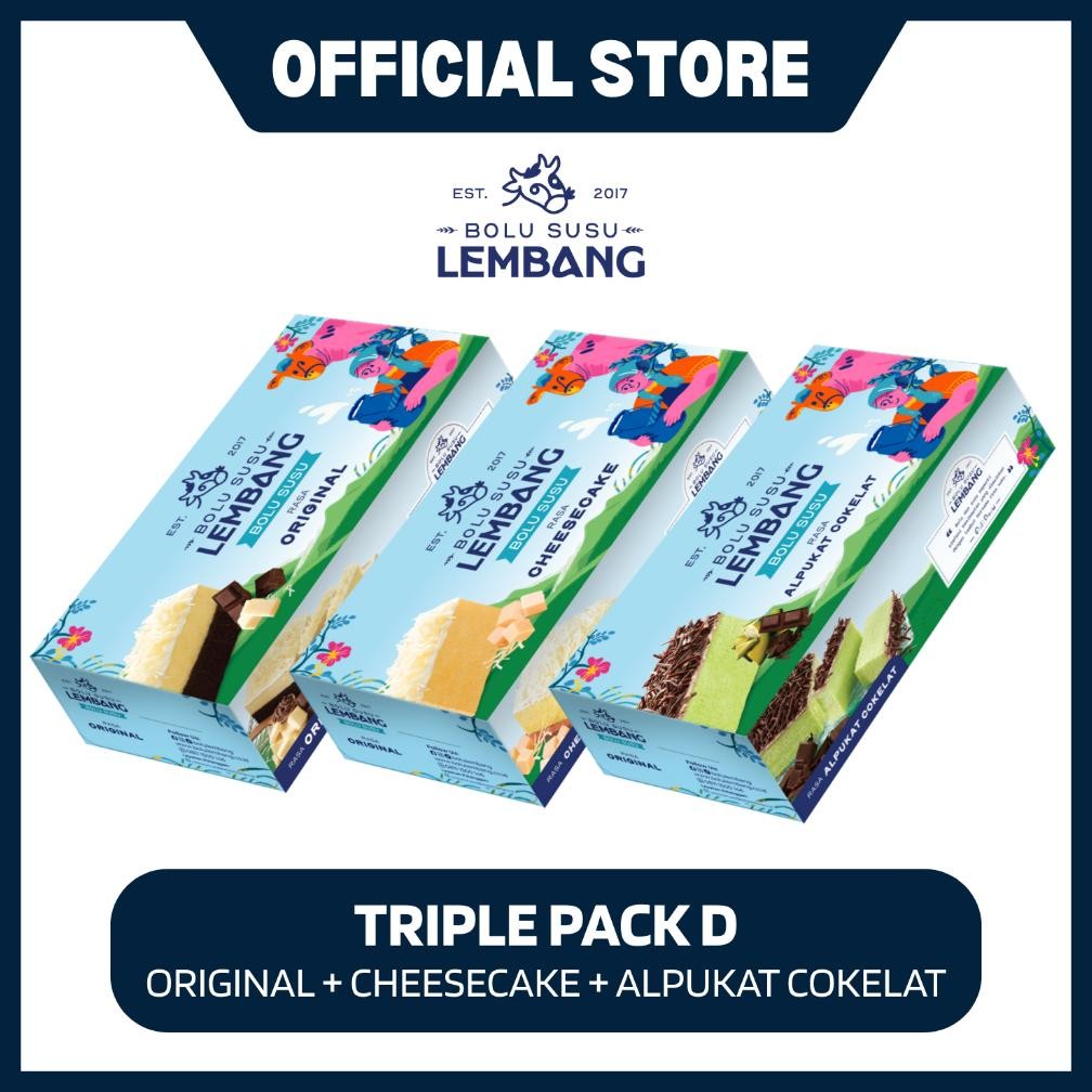 

NO_MORE Triple Pack D (Reguler - Original + Cheese Cake + Alpukat Cokelat)