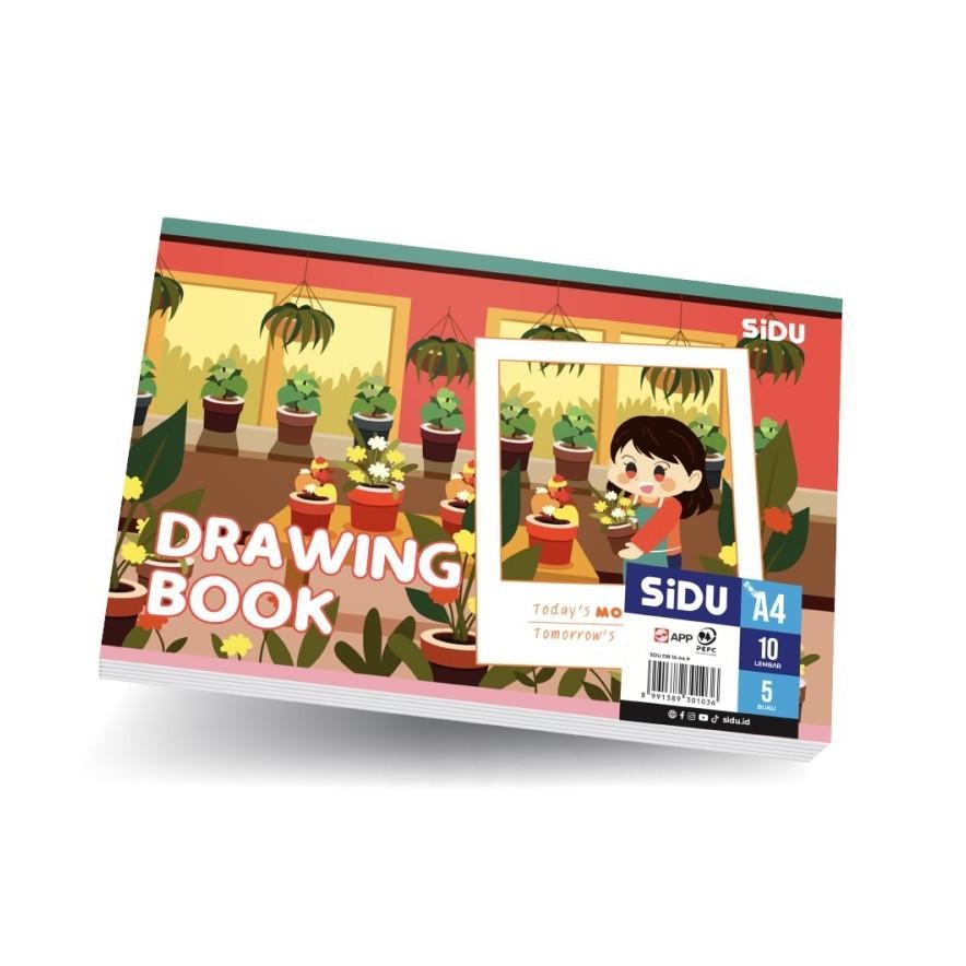 

Buku Gambar Sidu A4 / A3 / Sinar Dunia A4 / A3 ( 1 Pack Isi 5 Buku ) Nugi
