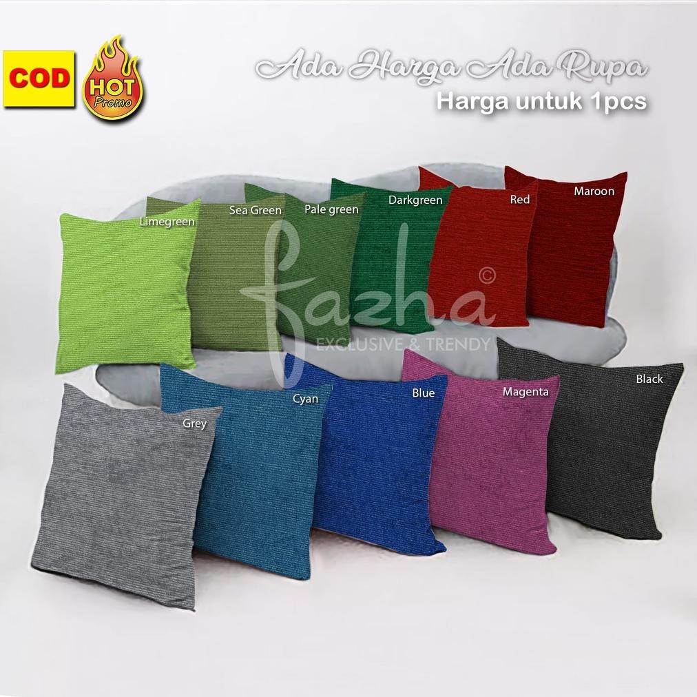 Sarung Bantal Sofa Kursi Tamu fazha Mewah Kekinian Minimalis Modern Premium Unik Murah Meriah Motif 