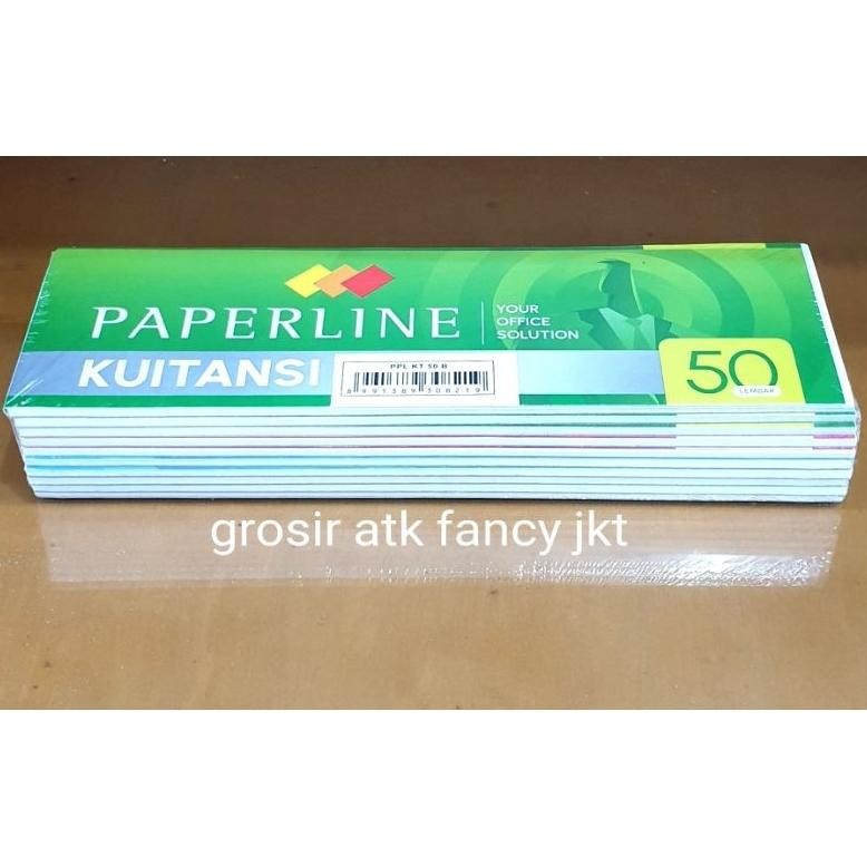 

( 10 buku ) Paperline Kuitansi Kwitansi 50 Lembar Besar Nugi