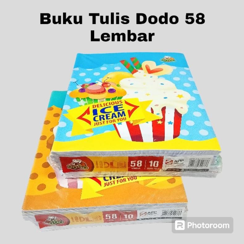 

Buku Tulis Dodo 58 Lembar 10 Buku Bergaris Nugi