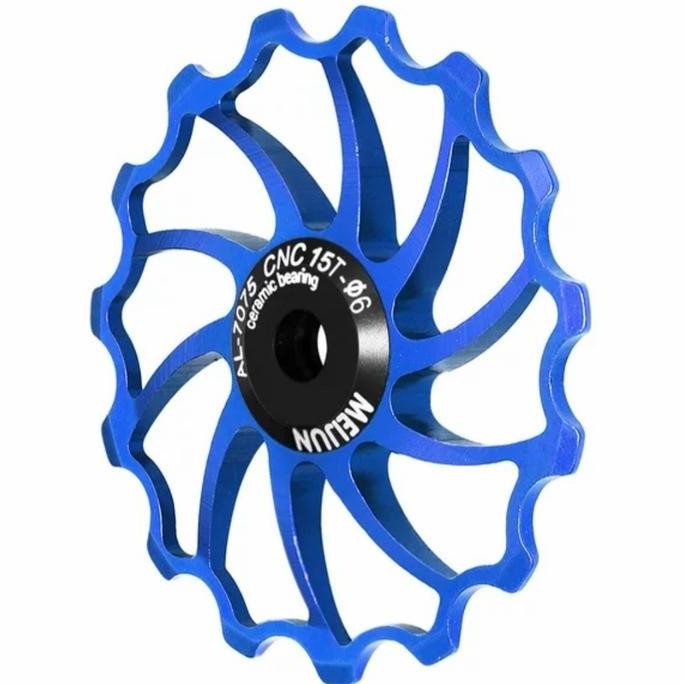 Baru Meijun Pulley Rd 15T Ceramic Bearing Puley Rd Sepeda Mtb Roadbike